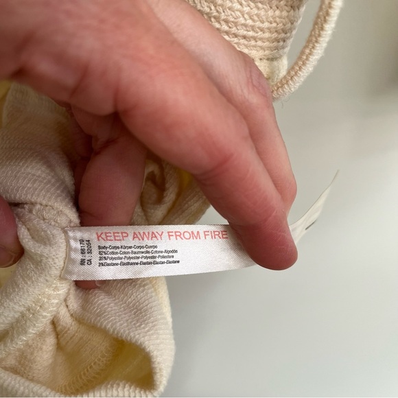 Free People Beach cream ivory long sleeve drop waist mini dress size XS - Picture 11 of 13